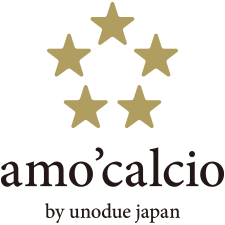 “amo’calcio”アモカルチョロゴ