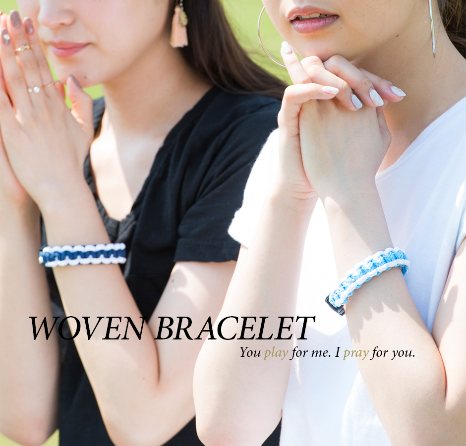 カジュアルでファッショナブルなウーヴンブレスレット